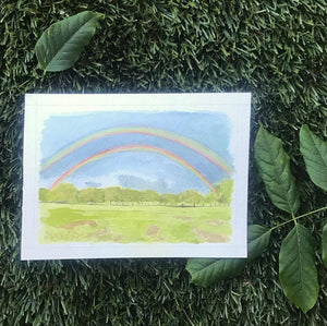 Double Rainbow Painting